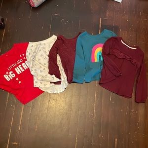 Lot of 4T long-sleeve shirts